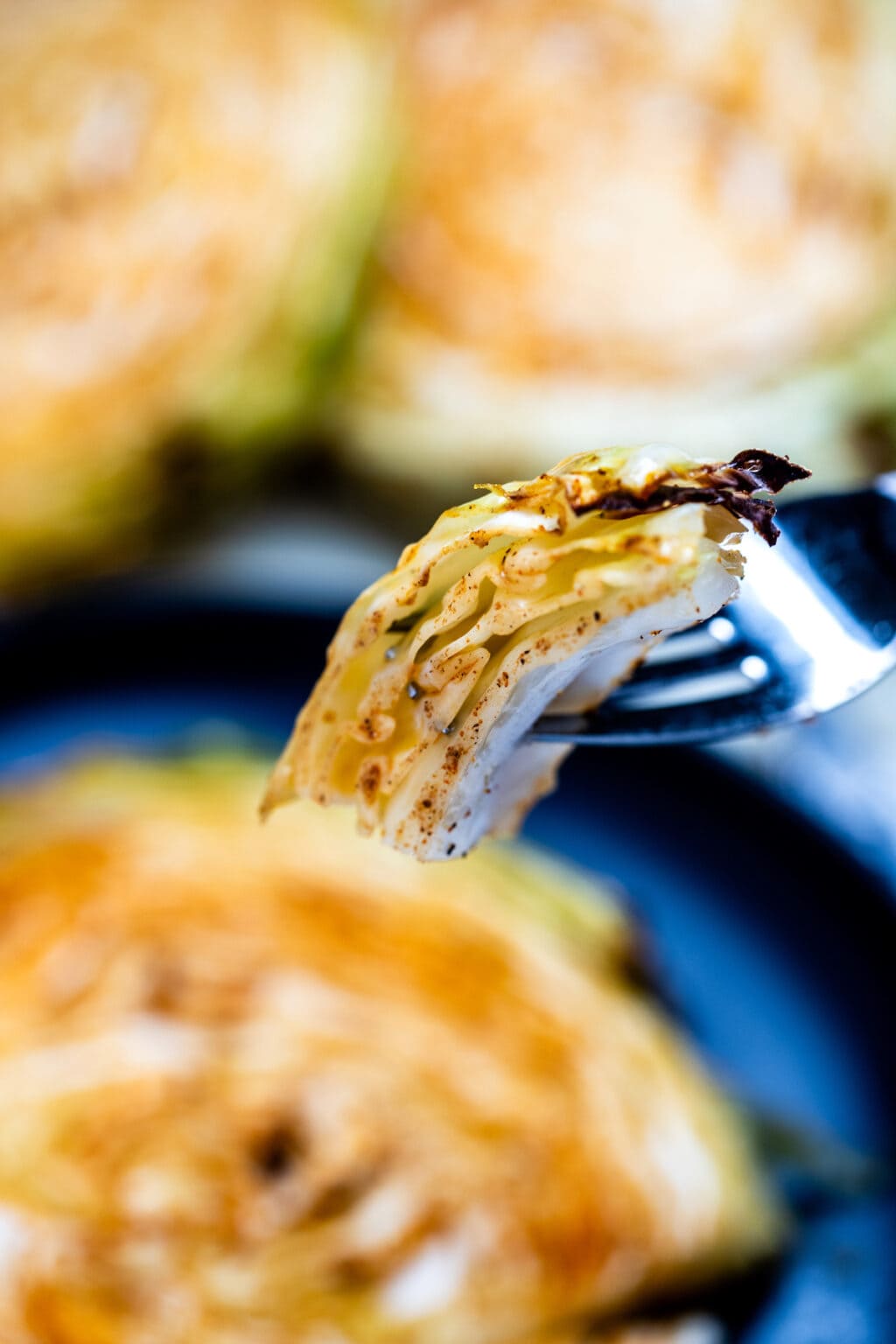 Air Fryer Cabbage Steaks • Dishing Delish