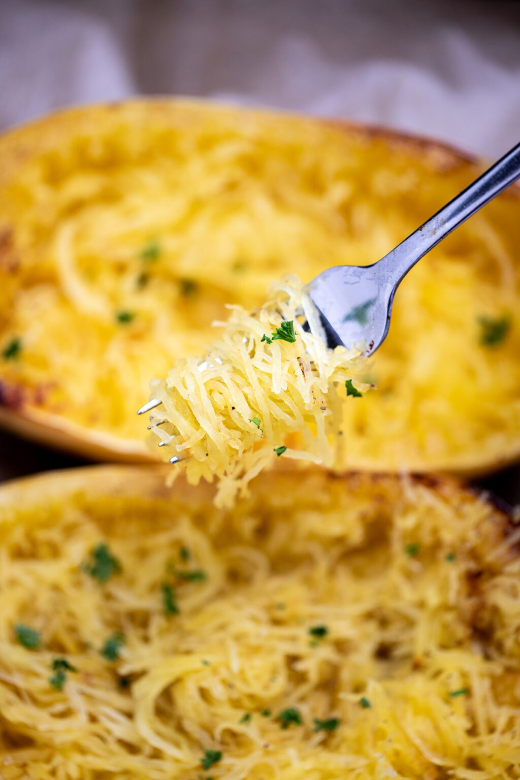 Roasted Spaghetti Squash • Dishing Delish