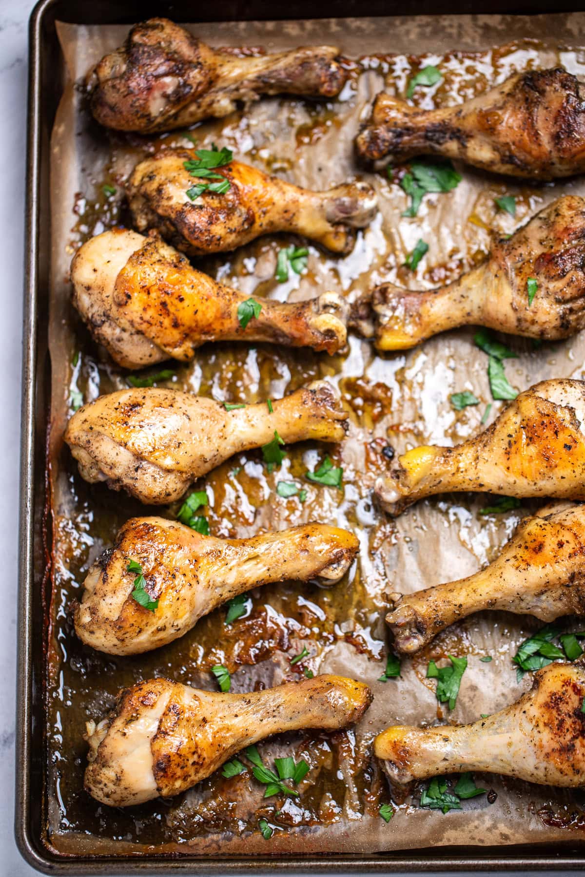 Oven Baked Chicken Legs - Dishing Delish